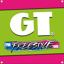 BACHE BMX GT PRO FREESTYLE TOUR VERT/ROSE 50CM