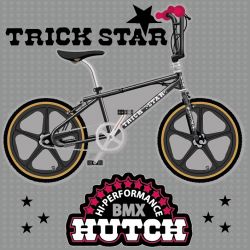 BACHE BMX HUTCH TRICK STAR GRIS 100CM